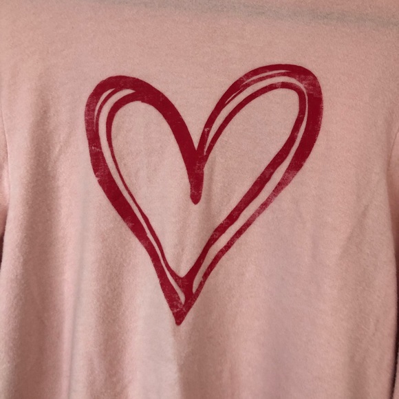 NWT Wildfox | Sketchy Heart Baggy Beach Jumper - Picture 5 of 12